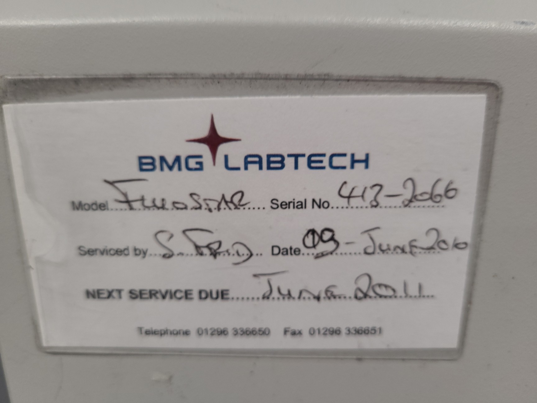 Image of BMG Labtech Fluostar Optima Microplate Reader System with PC & Software Lab