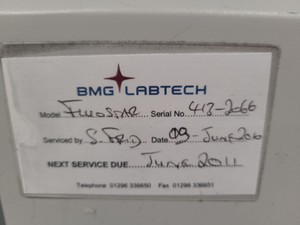Thumbnail image of BMG Labtech Fluostar Optima Microplate Reader System with PC & Software Lab
