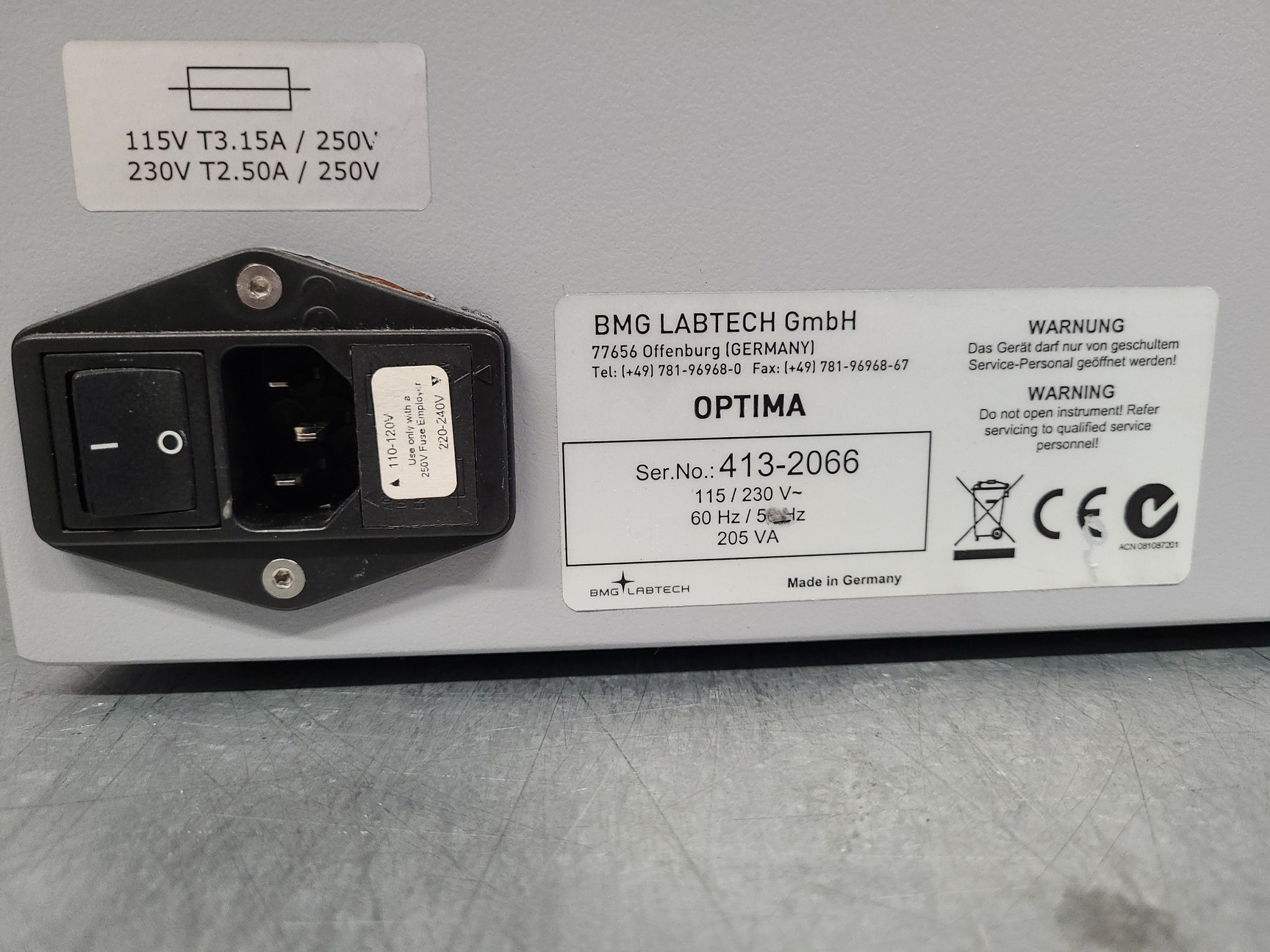 Image of BMG Labtech Fluostar Optima Microplate Reader System with PC & Software Lab