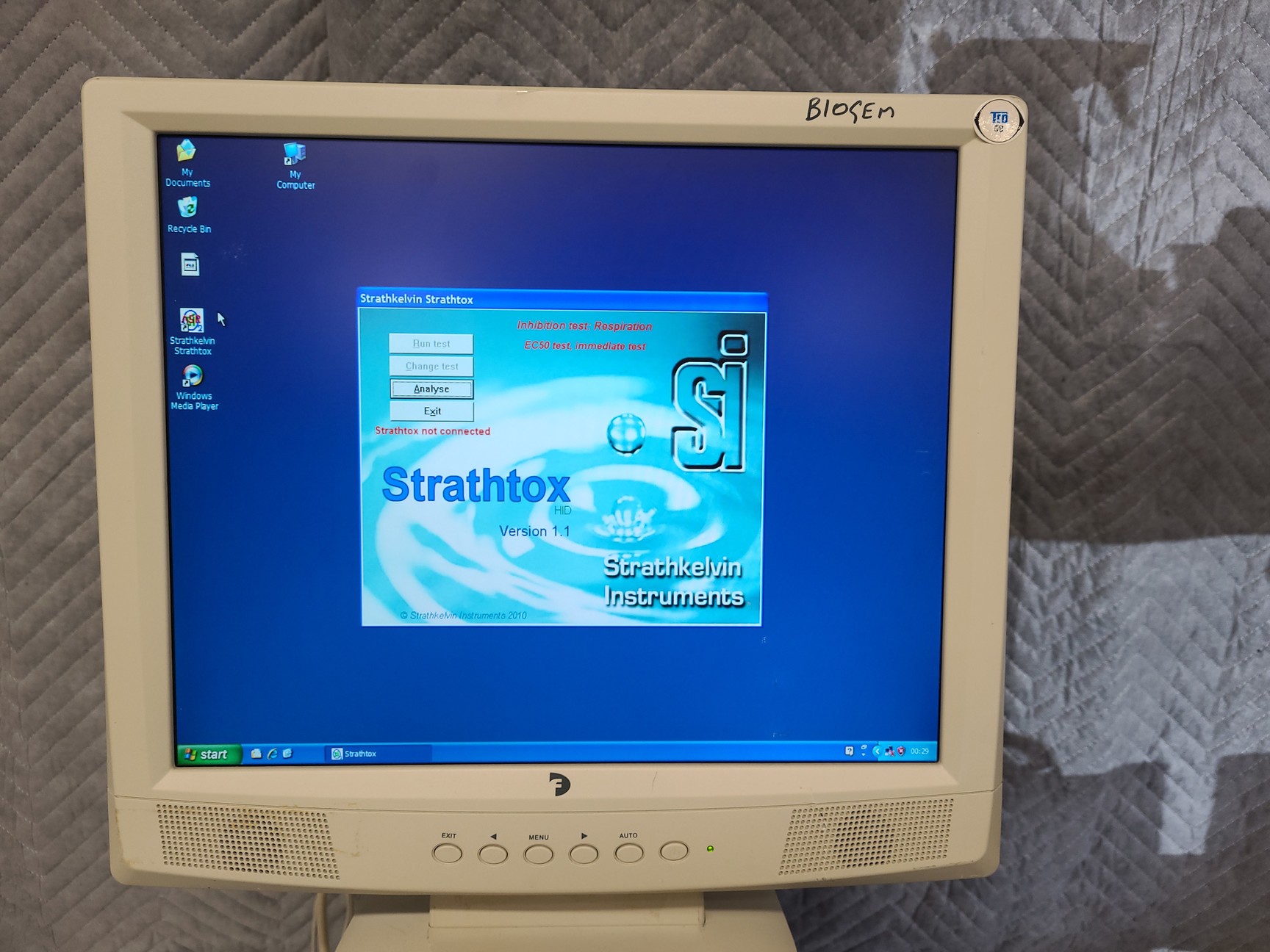 Image of Strathkelvin Instruments SI500 Strathtox Precision Respirometer with Software La