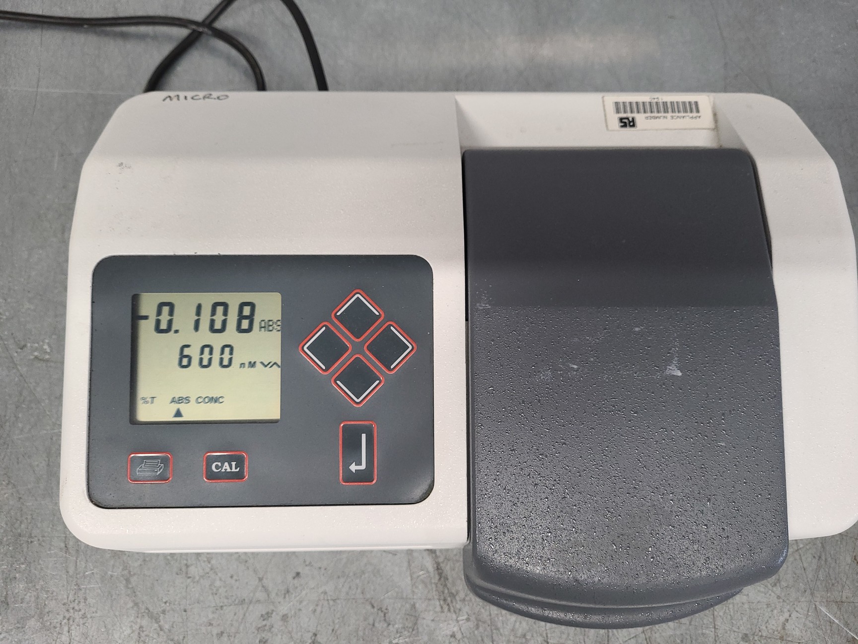 Image of Jenway 6300 Visible Spectrophotometer Lab