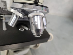 Thumbnail image of 17x Biolam Lomo Monocular Compound Microscopes C1Y4.2 90/1.25 40/0.65 8/0.20 Lab