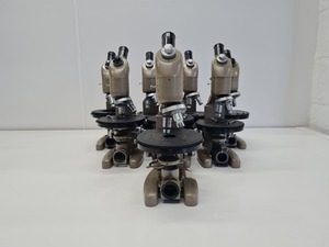 Thumbnail image of 8 x Vickers Instruments Monocular Microscopes with 3 x Objectives Each Lab