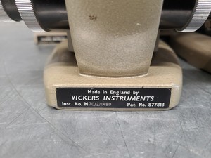 Thumbnail image of 8 x Vickers Instruments Monocular Microscopes with 3 x Objectives Each Lab