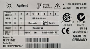 Thumbnail image of Agilent 1100 Series HPLC System - G1312A, G1379A, G1315B, G1313A  Lab