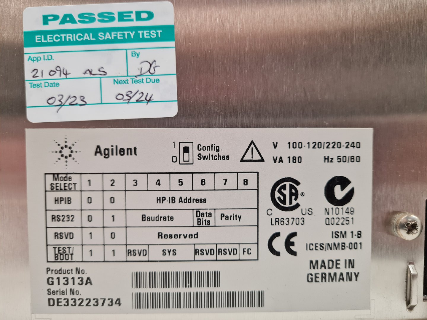 Image of Agilent 1100 Series HPLC System - G1312A, G1379A, G1315B, G1313A  Lab