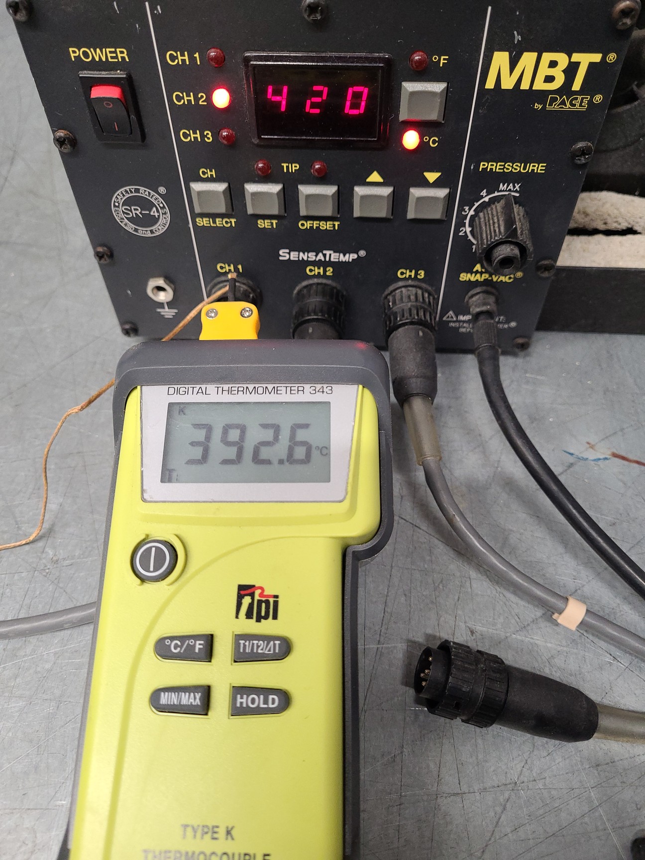 Image of Pace MBT PPS 85AE Desoldering / Soldering Unit with Accessories Lab
