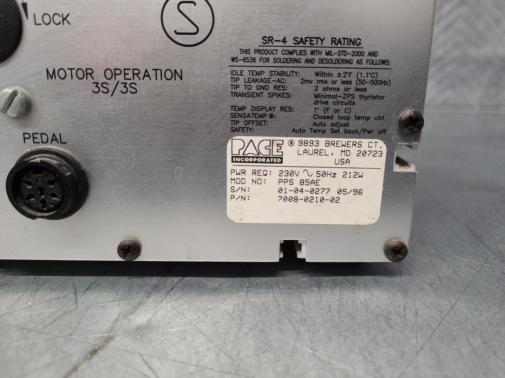 Image of Pace MBT PPS 85AE Desoldering / Soldering Unit with Accessories Lab