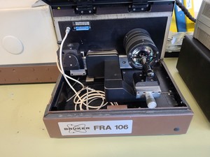 Thumbnail image of Bruker IFS 66 FT-Raman Spectrometer System with Nikon Optiphot, Compressor Lab 