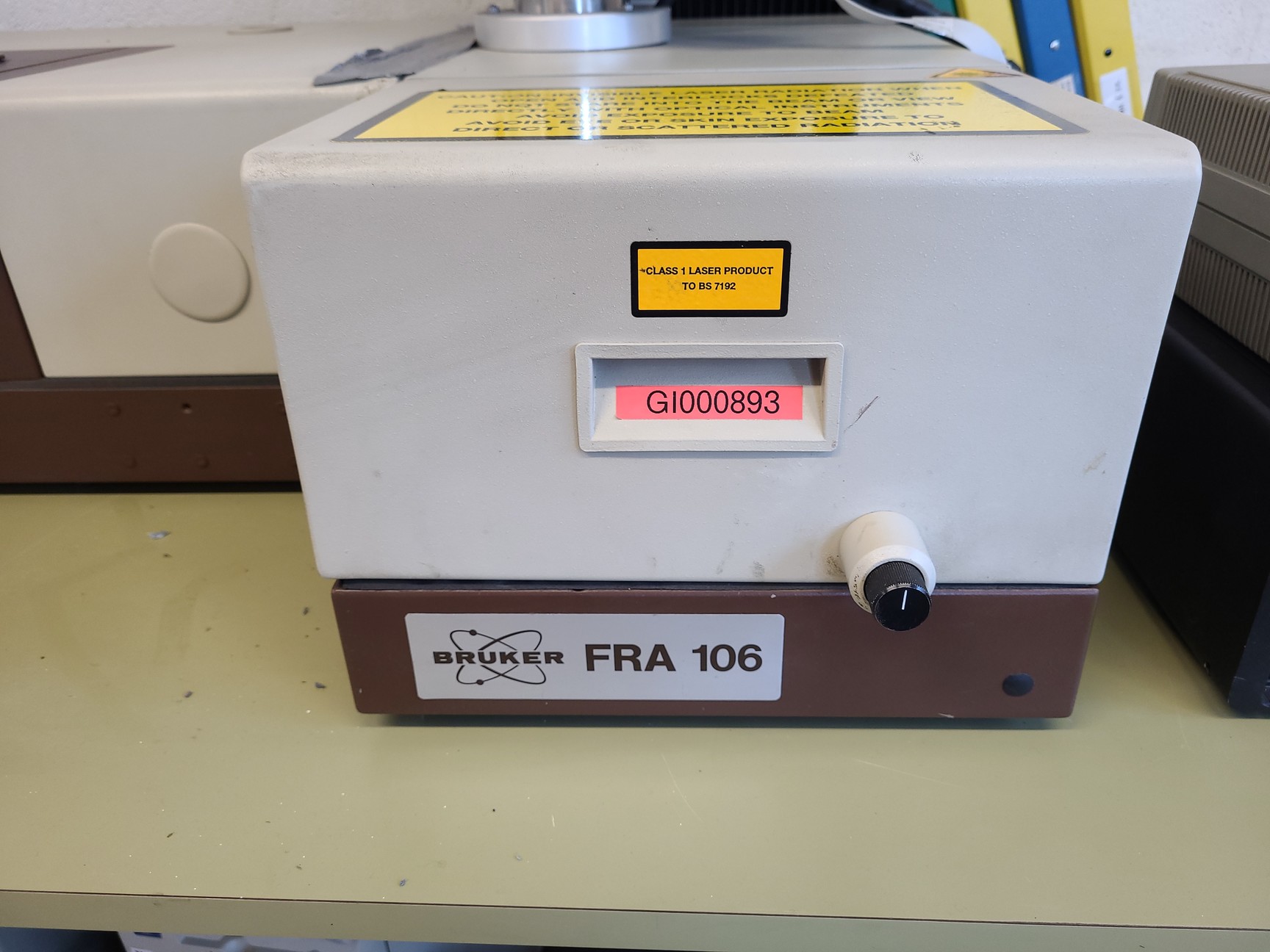Image of Bruker IFS 66 FT-Raman Spectrometer System with Nikon Optiphot, Compressor Lab