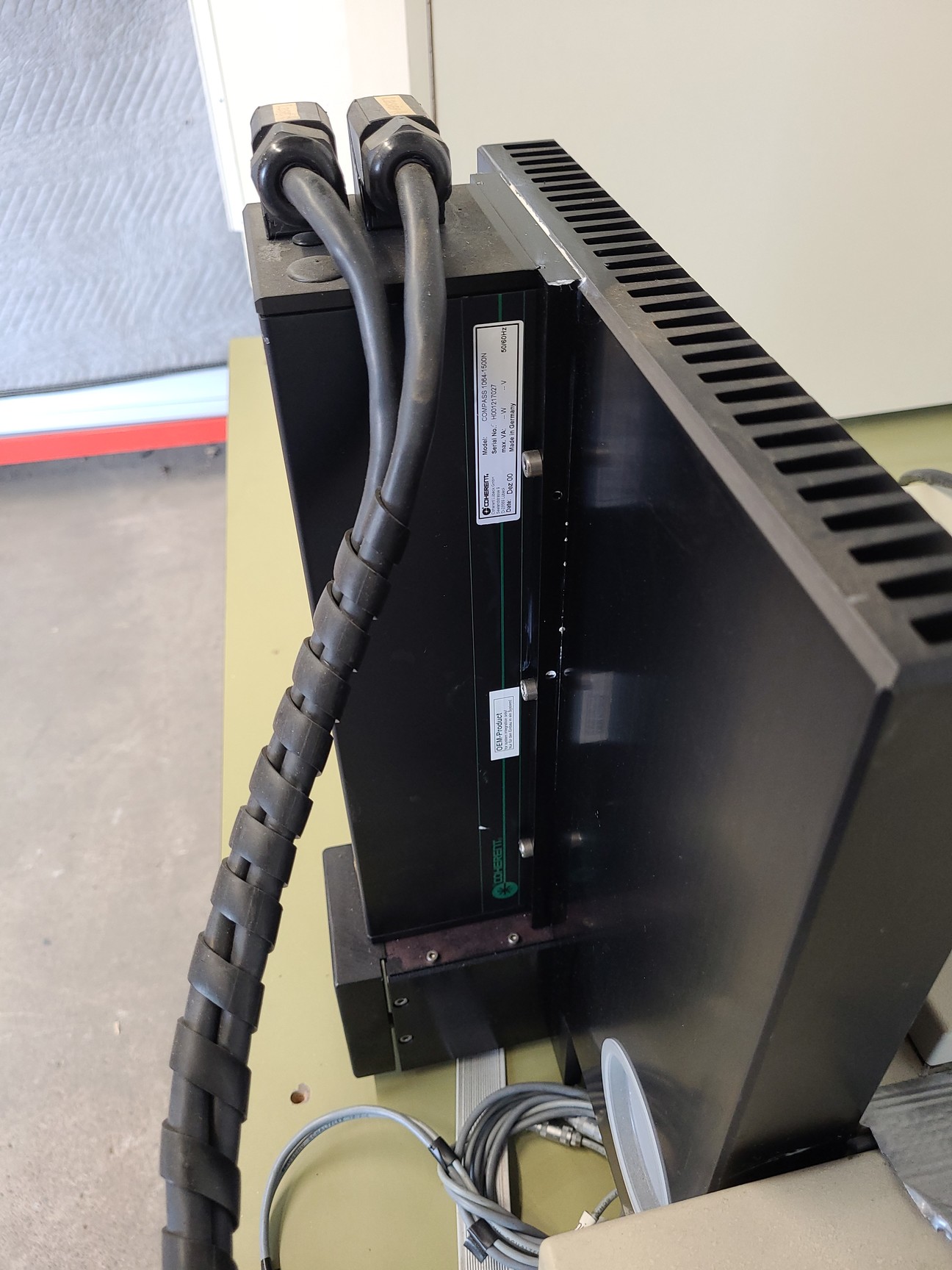 Image of Bruker IFS 66 FT-Raman Spectrometer System with Nikon Optiphot, Compressor Lab