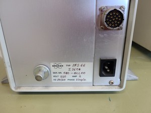 Thumbnail image of Bruker IFS 66 FT-Raman Spectrometer System with Nikon Optiphot, Compressor Lab