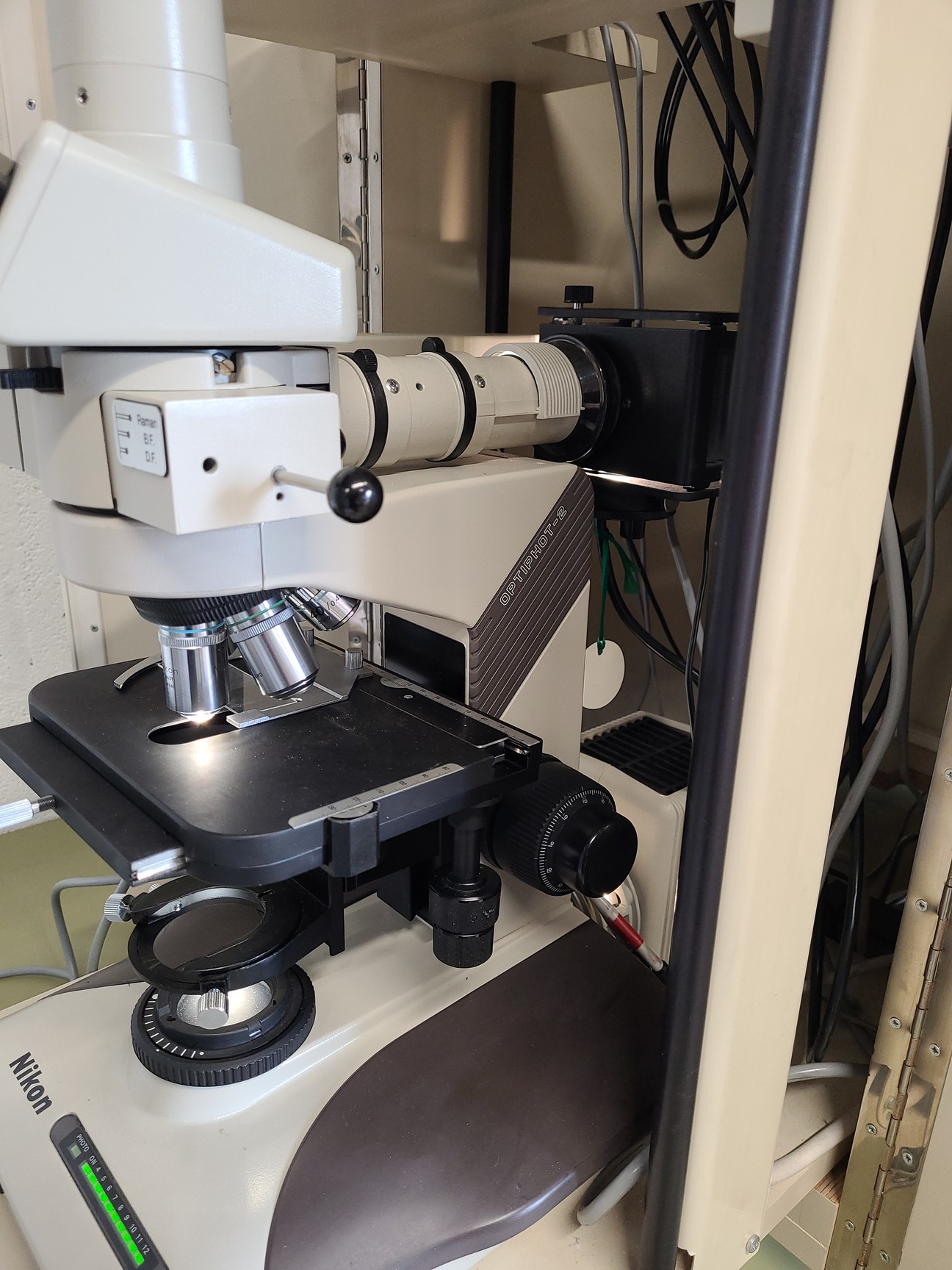 Image of Bruker IFS 66 FT-Raman Spectrometer System with Nikon Optiphot, Compressor Lab