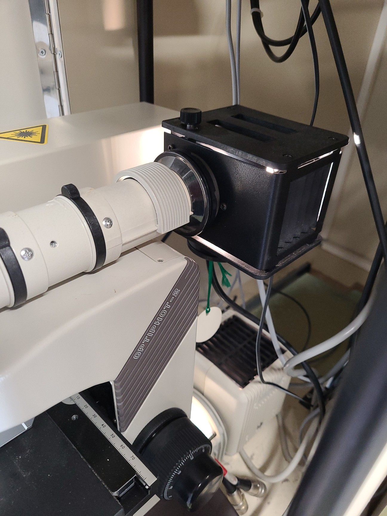 Image of Bruker IFS 66 FT-Raman Spectrometer System with Nikon Optiphot, Compressor Lab
