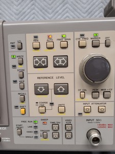 Thumbnail image of Advantest Spectrum Analyser TR4131 & TakedaRiken Spectrum Analyser TR4133B