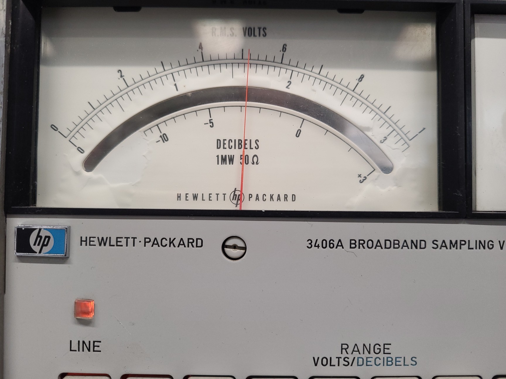 Image of Hewlett Packard 3406A Broadband Sampling Voltmeter with Probe Lab