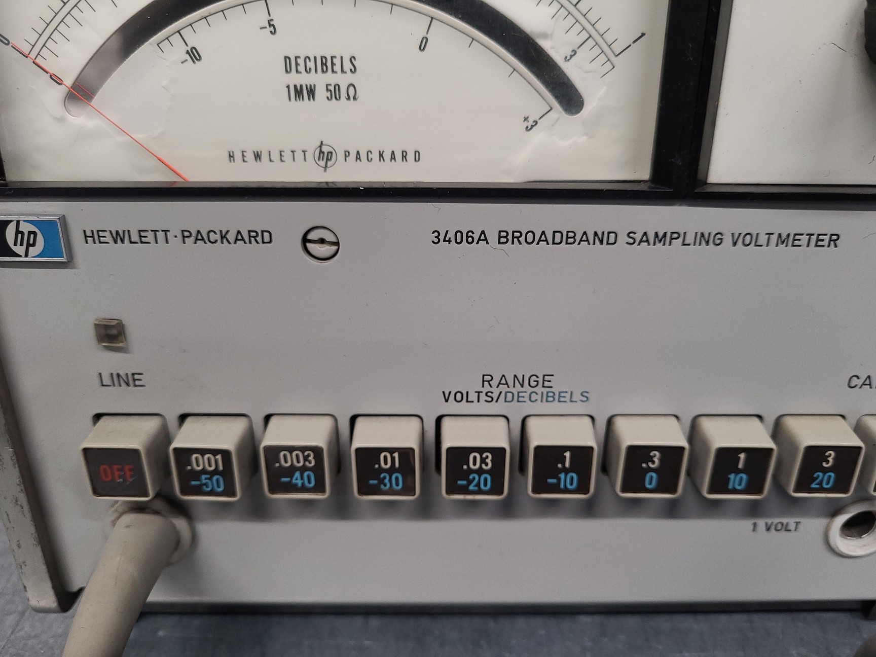 Image of Hewlett Packard 3406A Broadband Sampling Voltmeter with Probe Lab