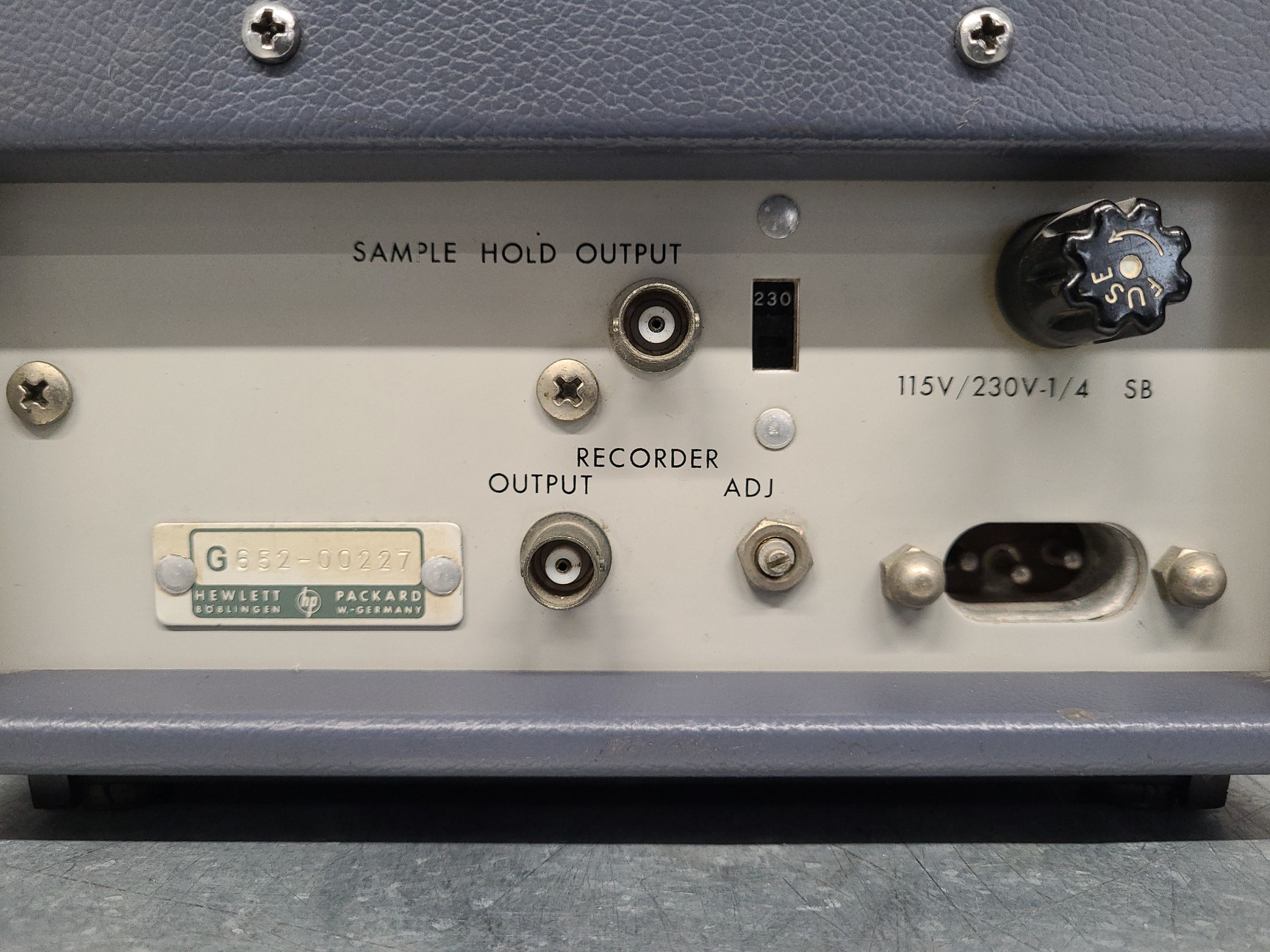 Image of Hewlett Packard 3406A Broadband Sampling Voltmeter with Probe Lab