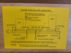 Thumbnail image of Schaffner Fast Transient Burst Generator NSG 3025 & CD 126 Coupling Clamp Faulty