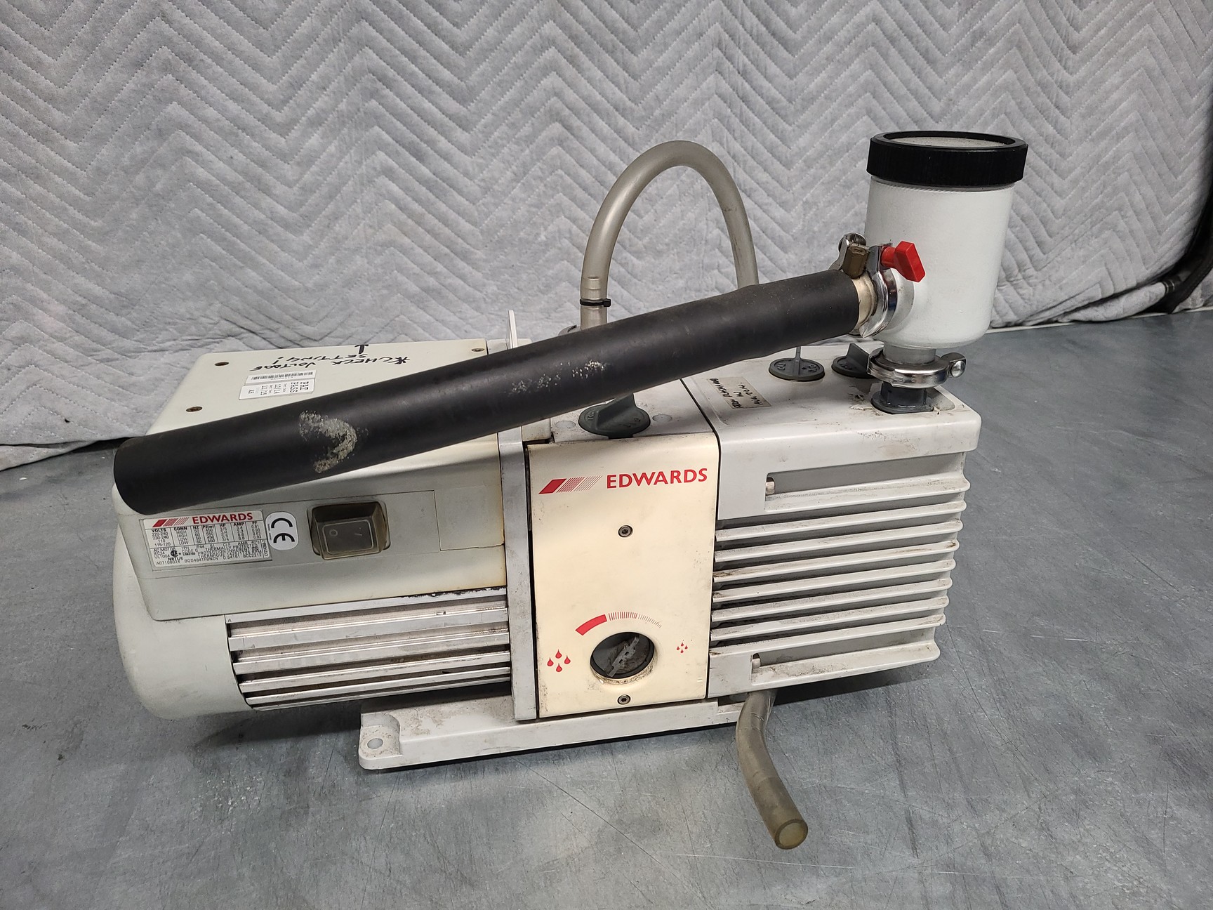 Image of Edwards 12 RV12 Rotary Vane Vacuum Pump Lab