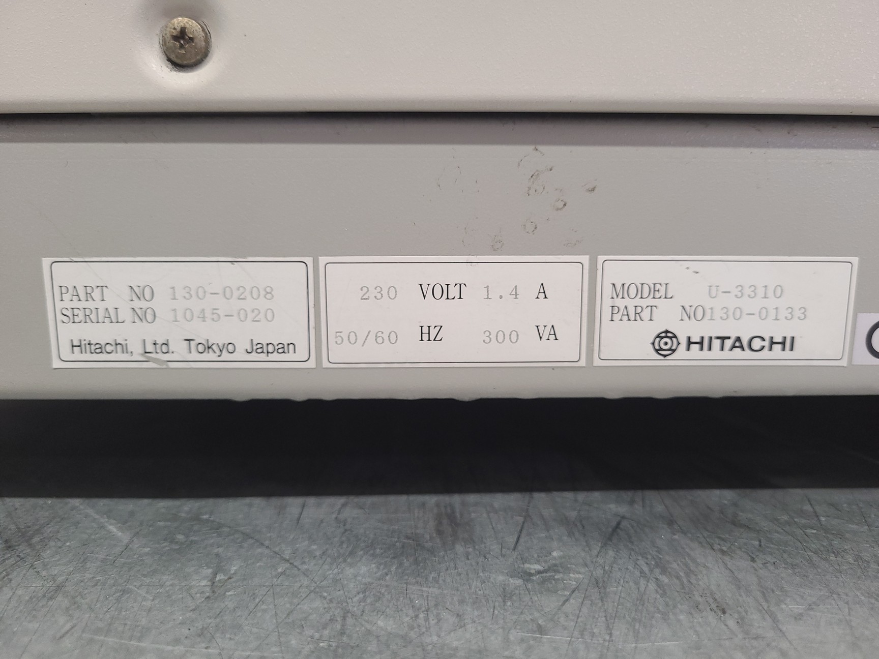 Image of Hitachi UV-VIS Spectrophotometer U-3310 Lab