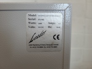 Thumbnail image of Leader Engineering Laboratory Incubator Model GP/150/CLAD/VIS/SD/100/HYD Lab