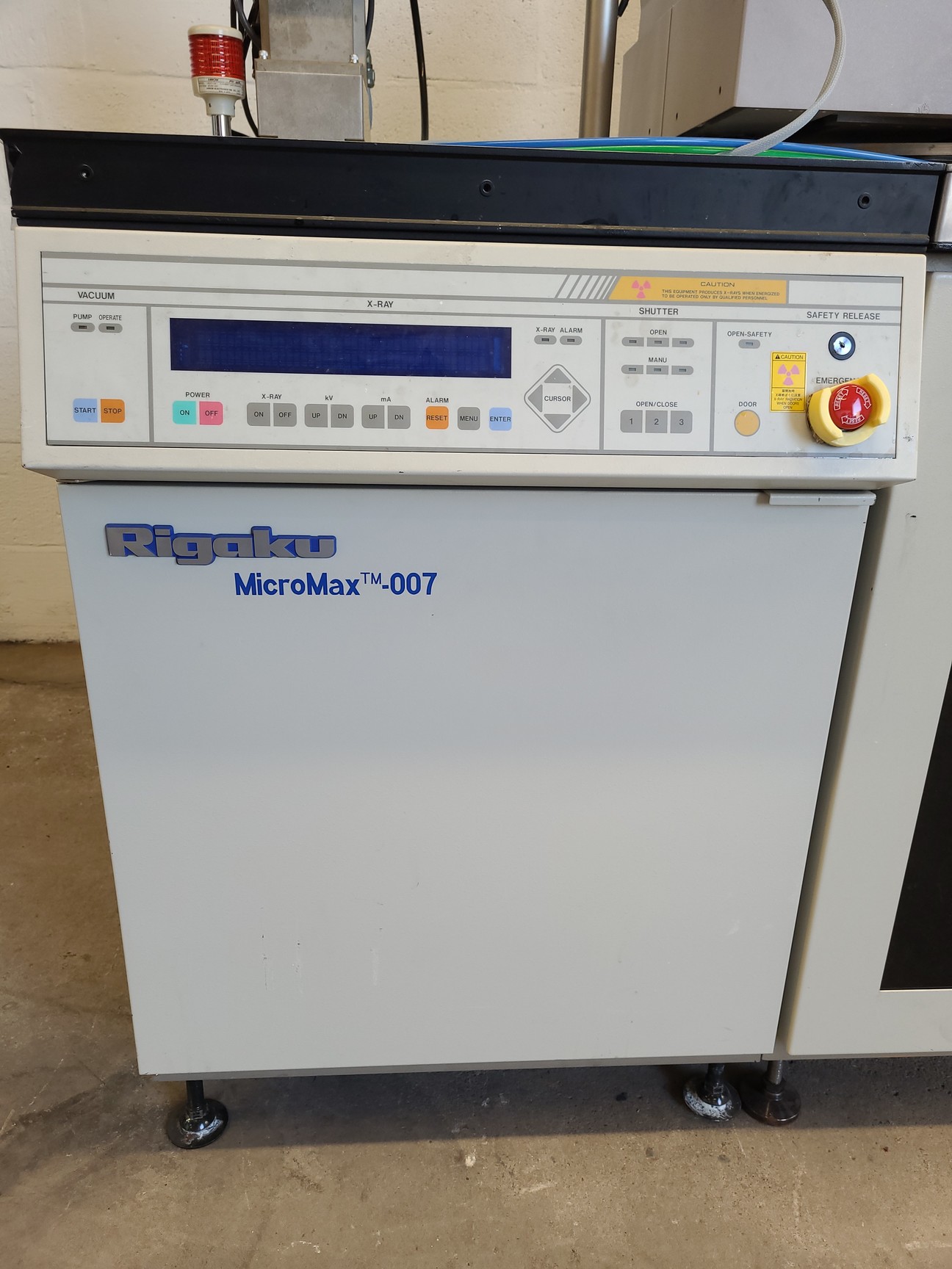 Image of Rigaku Micro Max 007 X-ray Generator System Protein Crystallography + Marcam CCD