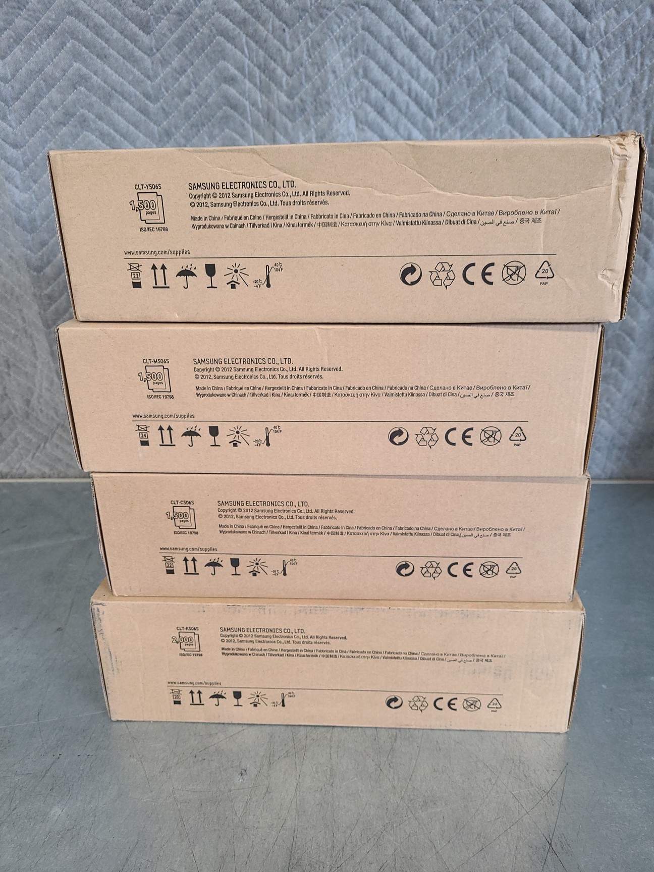 Image of Samsung Laser Toners for CLP 680/ CLX 6260 - K5065S, Y5065S, M5065S  C5065S, 