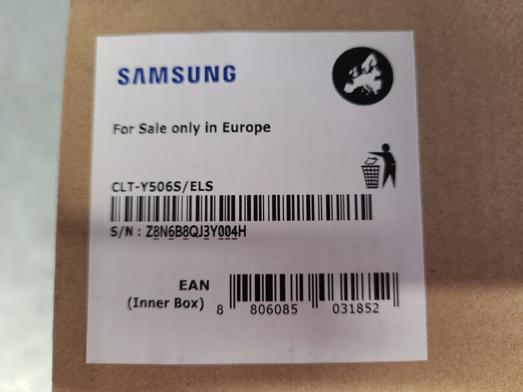Image of Samsung Laser Toners for CLP 680/ CLX 6260 - K5065S, Y5065S, M5065S  C5065S, 