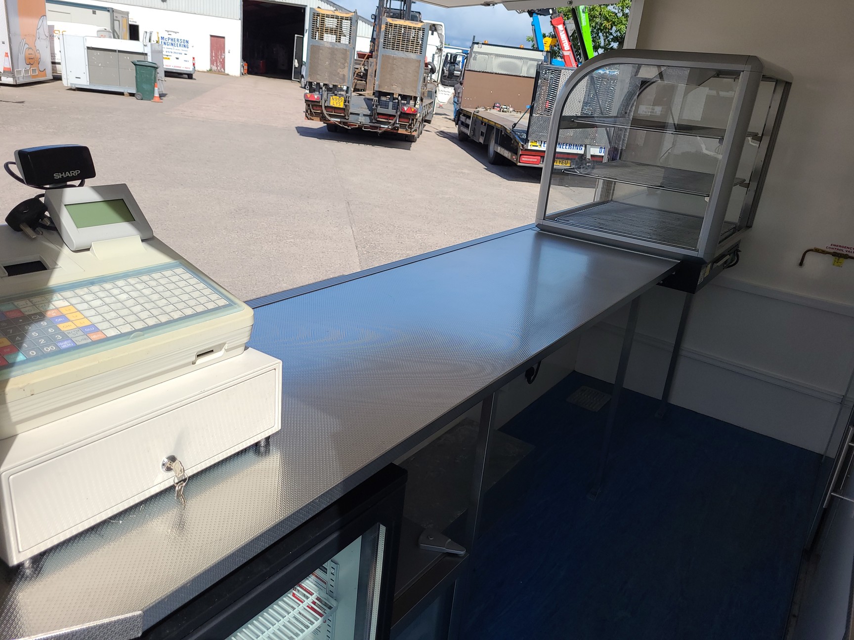 Image of Towable Catering Restaurant Trailer Street Food + HotPlates, Fridges, Commercial