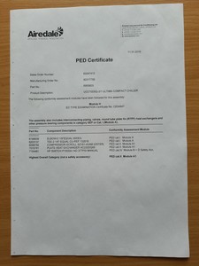 Thumbnail image of Airedale UCC70DSQ-2/1 Ultima Compact Chiller (2016) Air Cooled Liquid Chiller