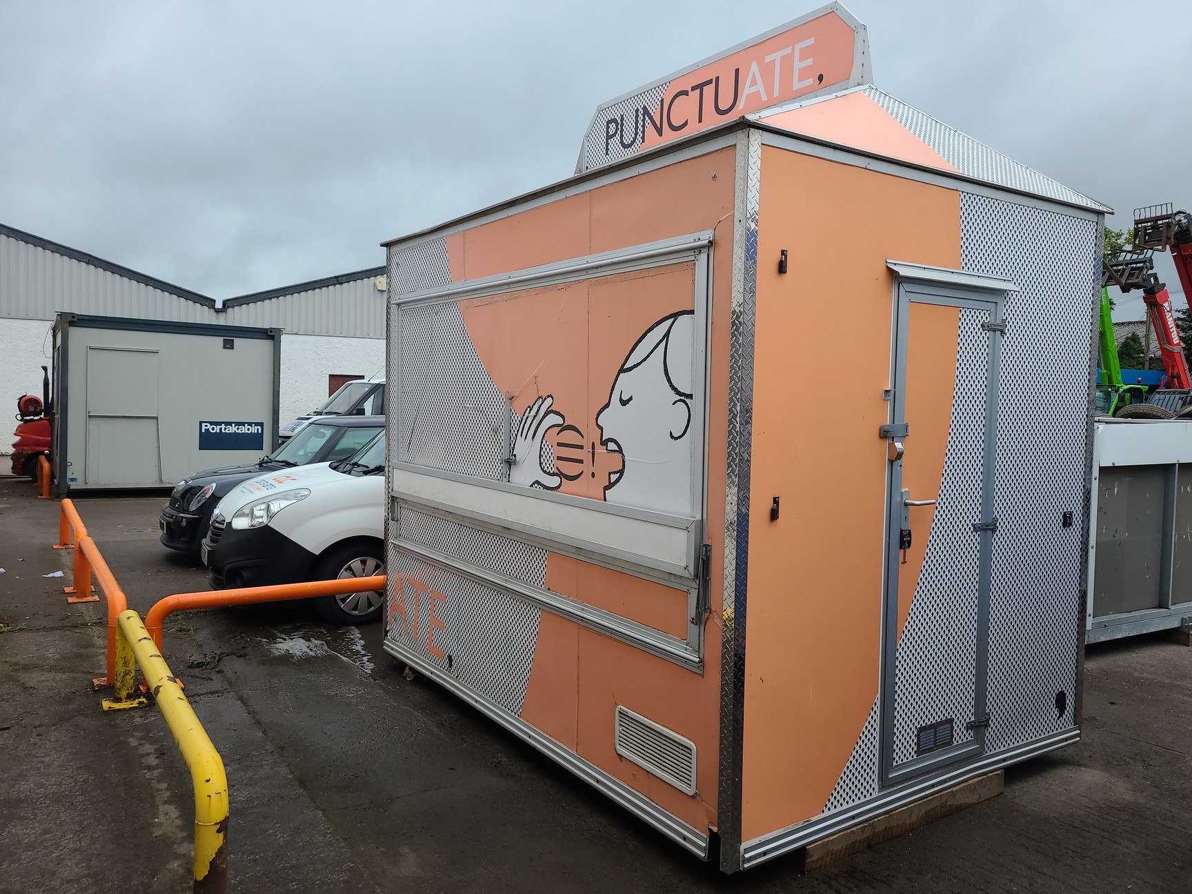 Image of Large Static Catering Trailer Street Food + Refrigerators & Appliances