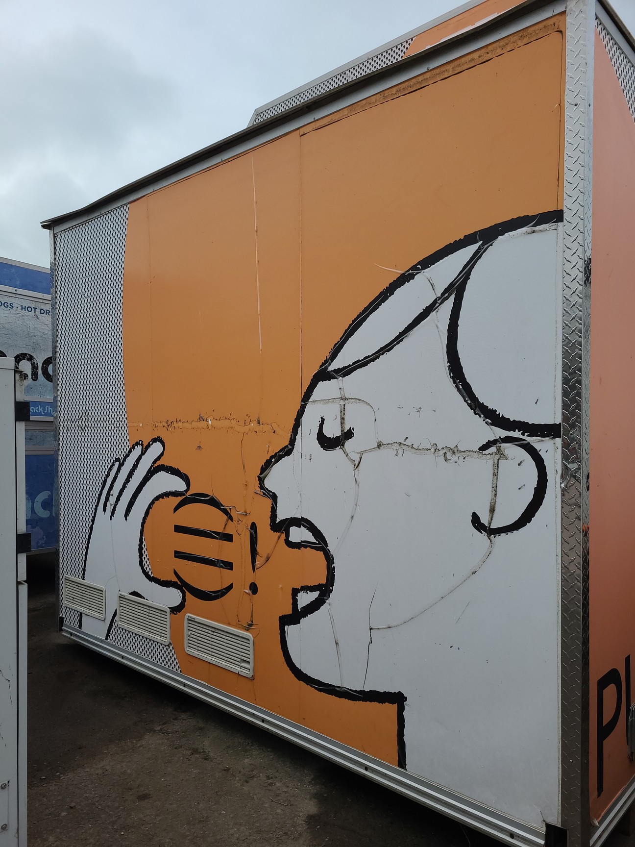 Image of Large Static Catering Trailer Street Food + Refrigerators & Appliances