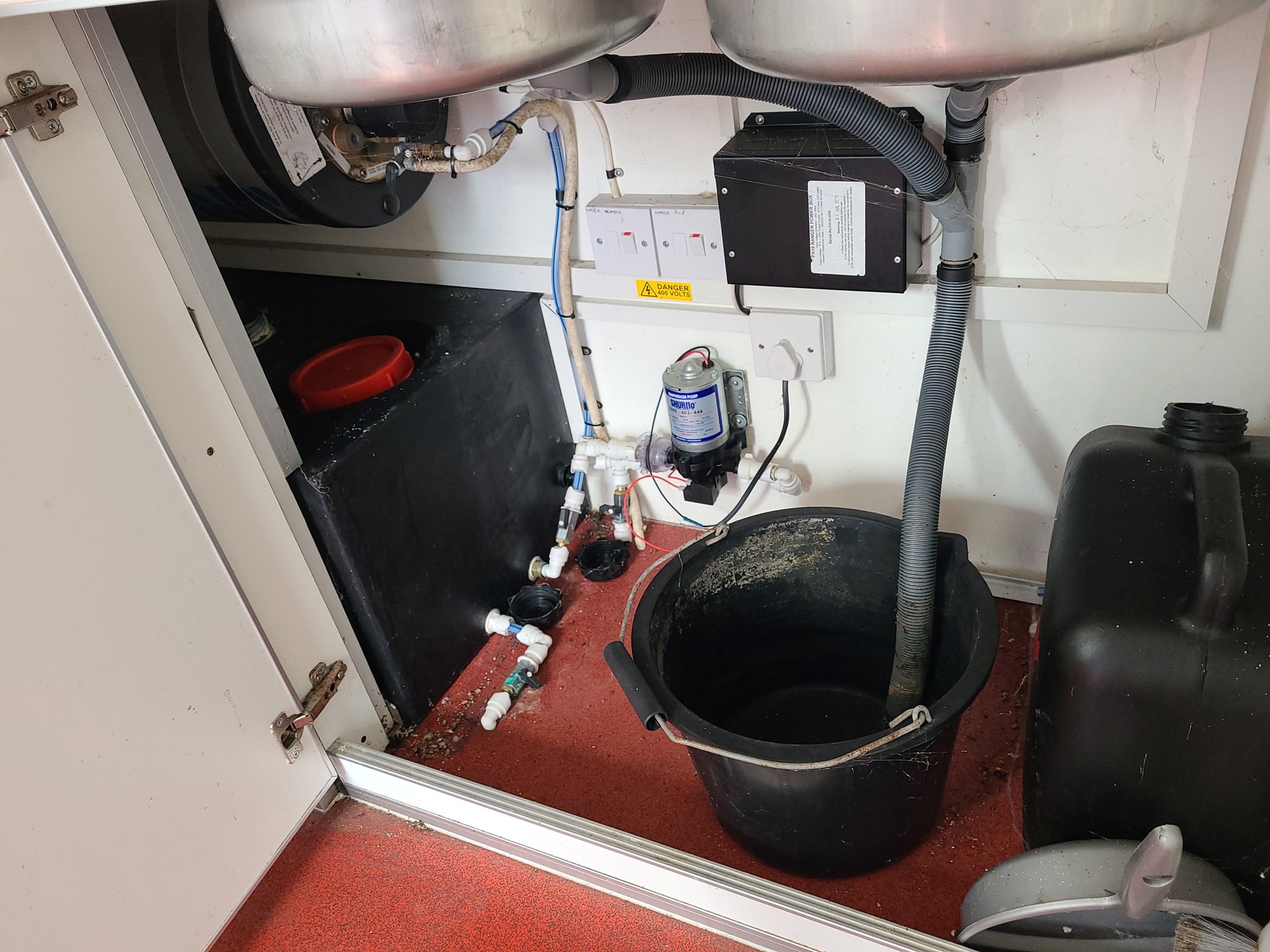 Image of Large Static Catering Trailer Street Food + Refrigerators & Appliances