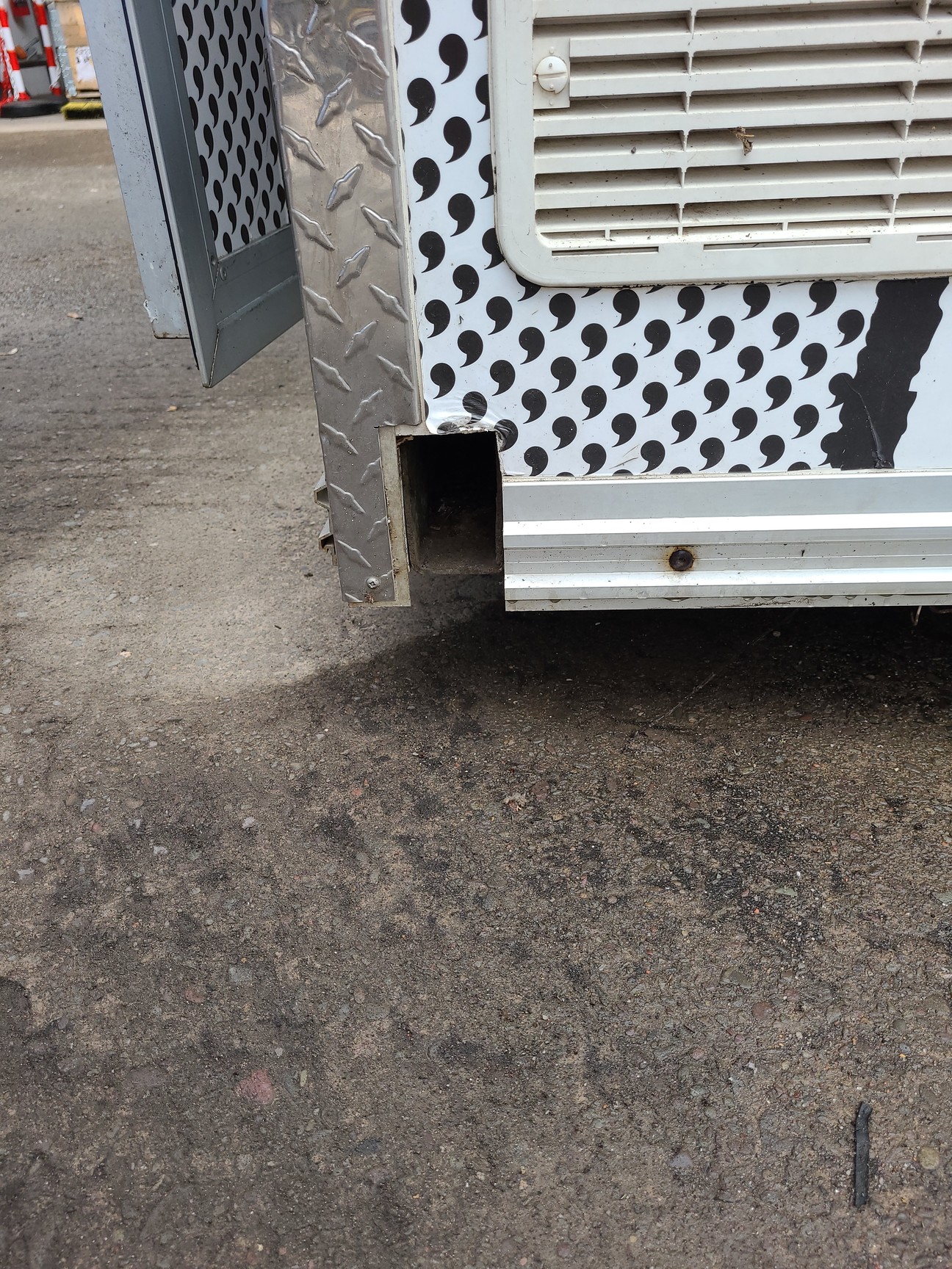 Image of Large Static Catering Trailer Street Food + Refrigerators & Appliances