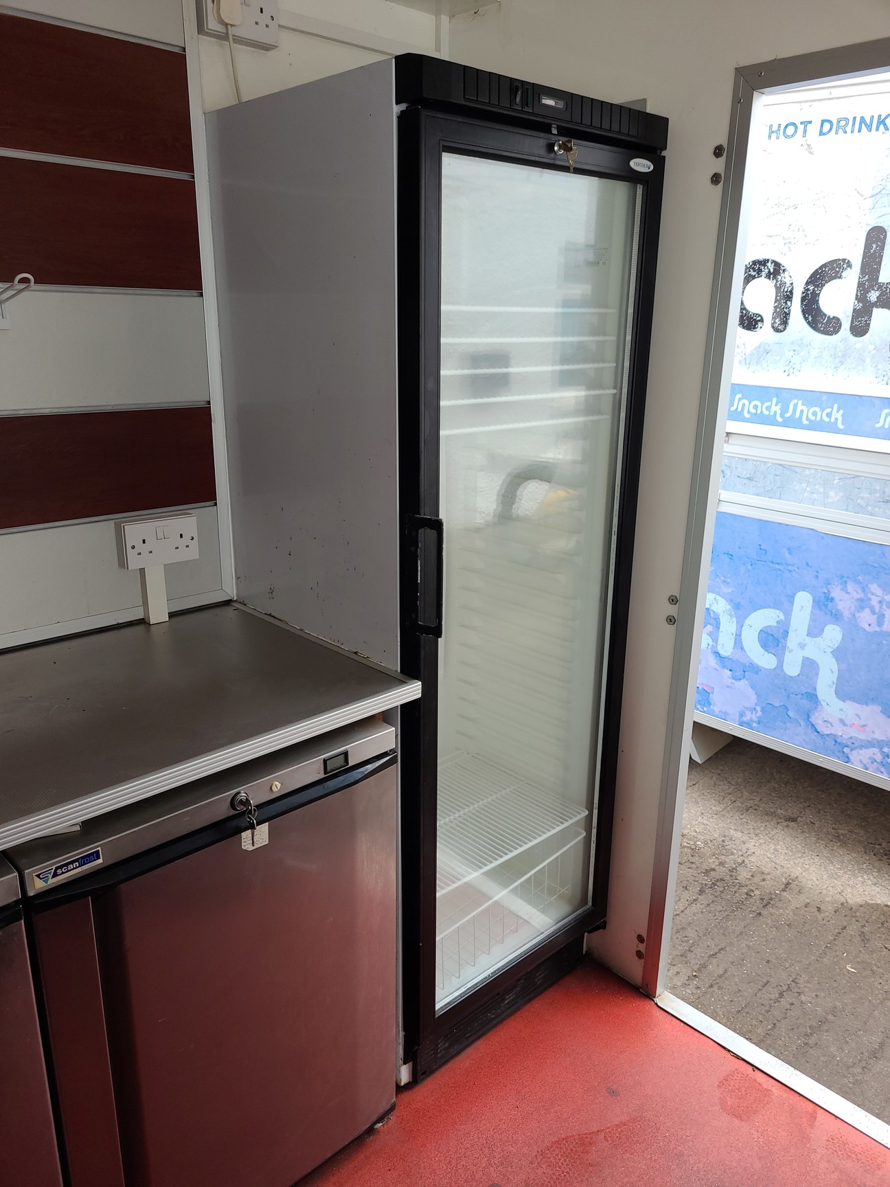 Image of Large Static Catering Trailer Street Food + Refrigerators & Appliances