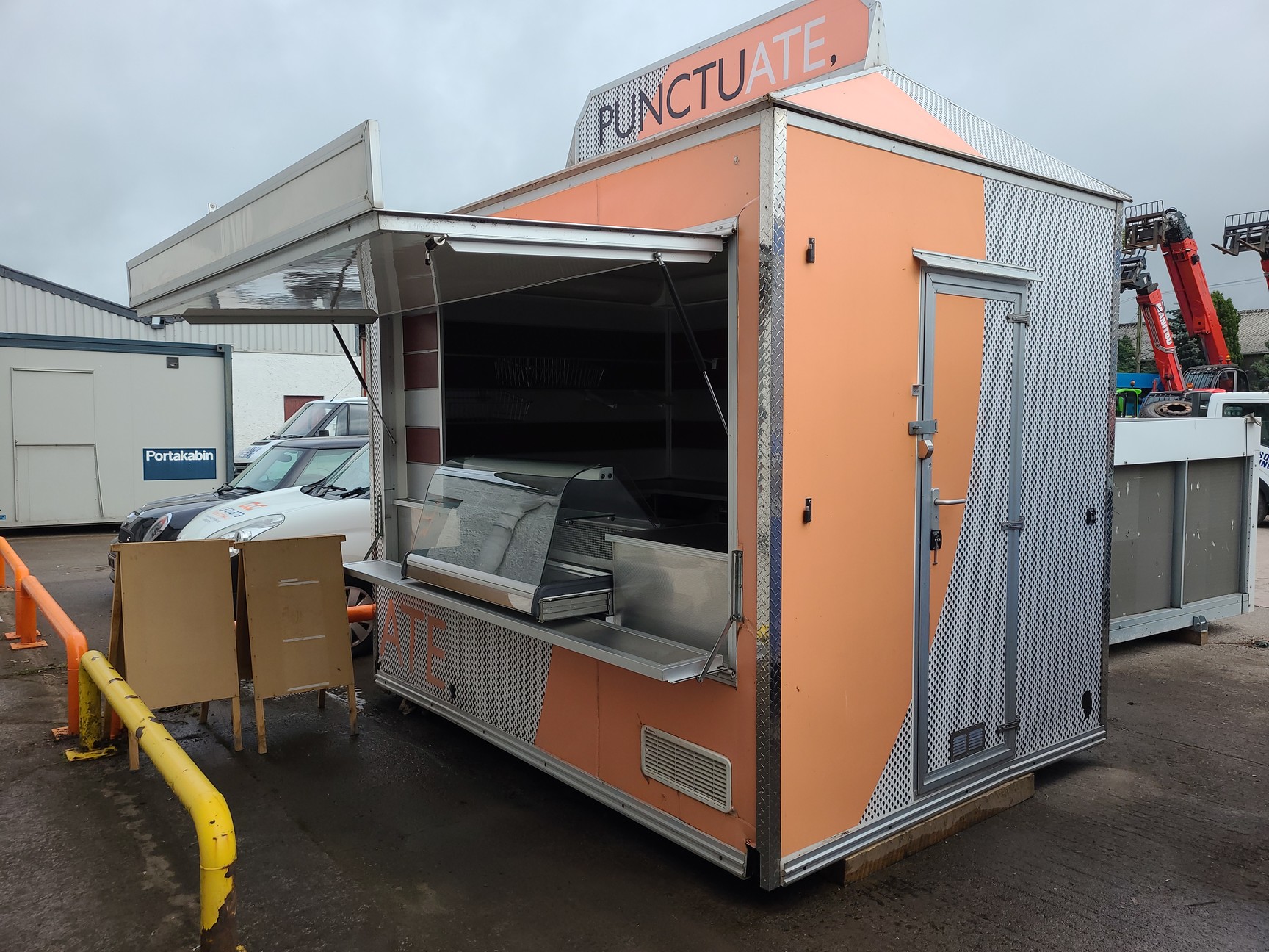 Image of Large Static Catering Trailer Street Food + Refrigerators & Appliances