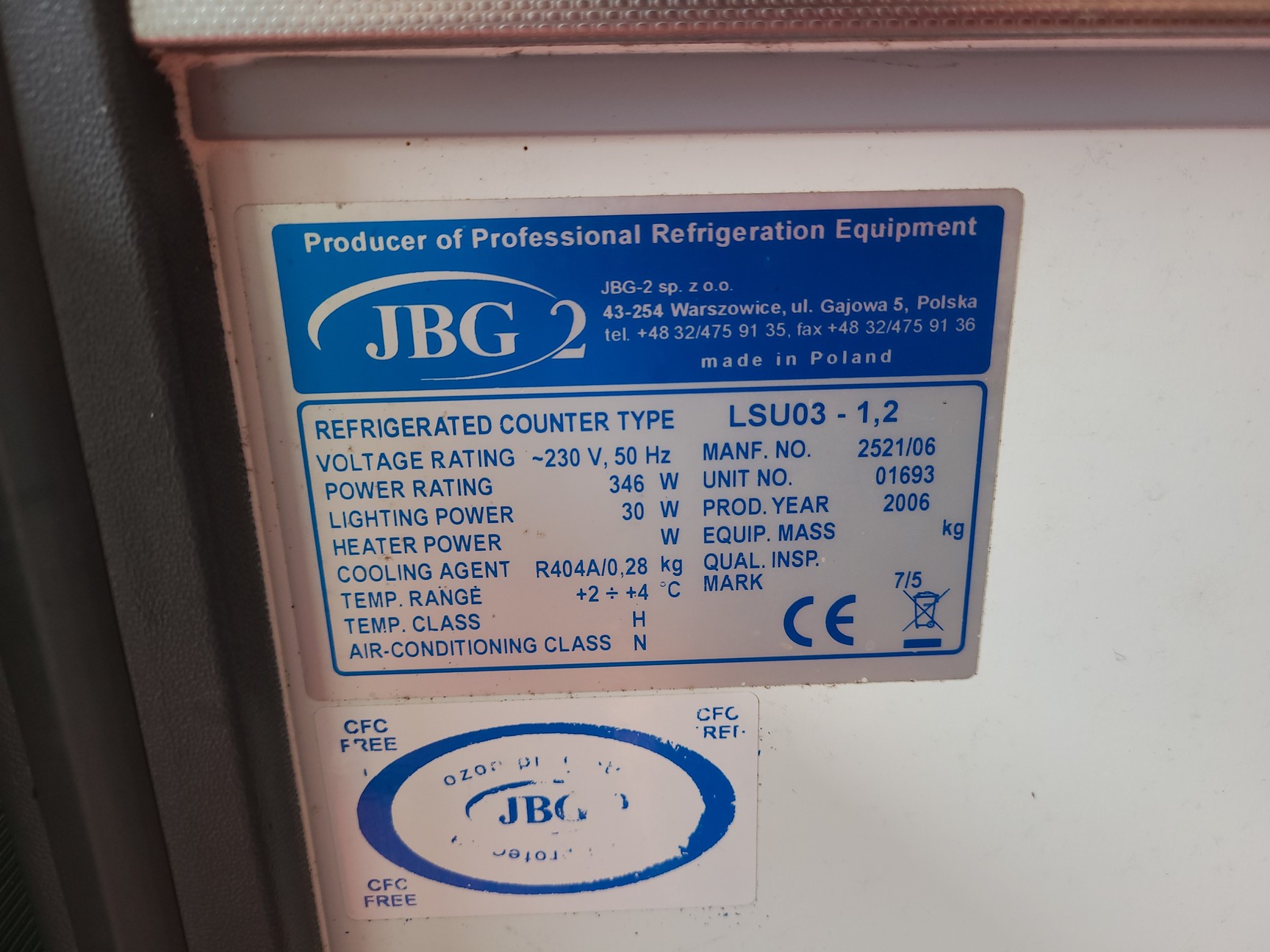 Image of Large Static Catering Trailer Street Food + Refrigerators & Appliances