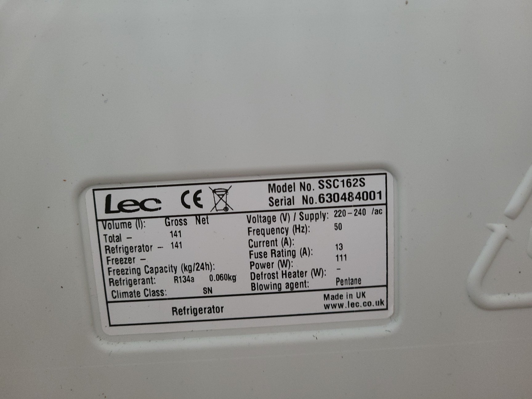 Image of Large Static Catering Trailer Street Food + Refrigerators & Appliances