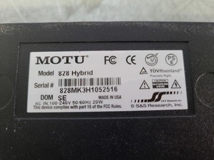 Thumbnail image of Motu 828 Mk3 Hybrid Firewire Audio Interface Unit Rack Mountable