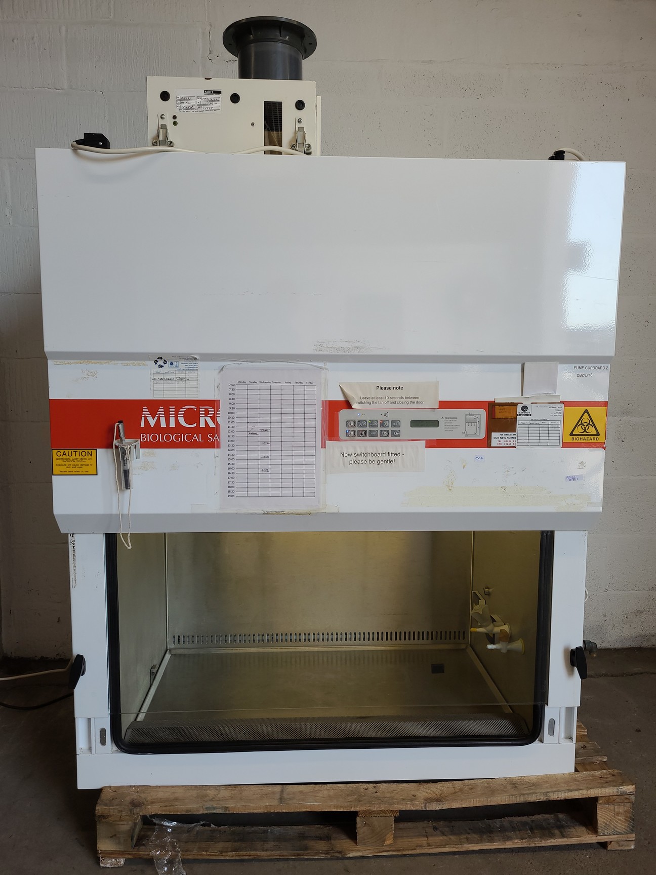 Image of Microflow Ducted Biological Safety Cabinet 51423/2 Lab