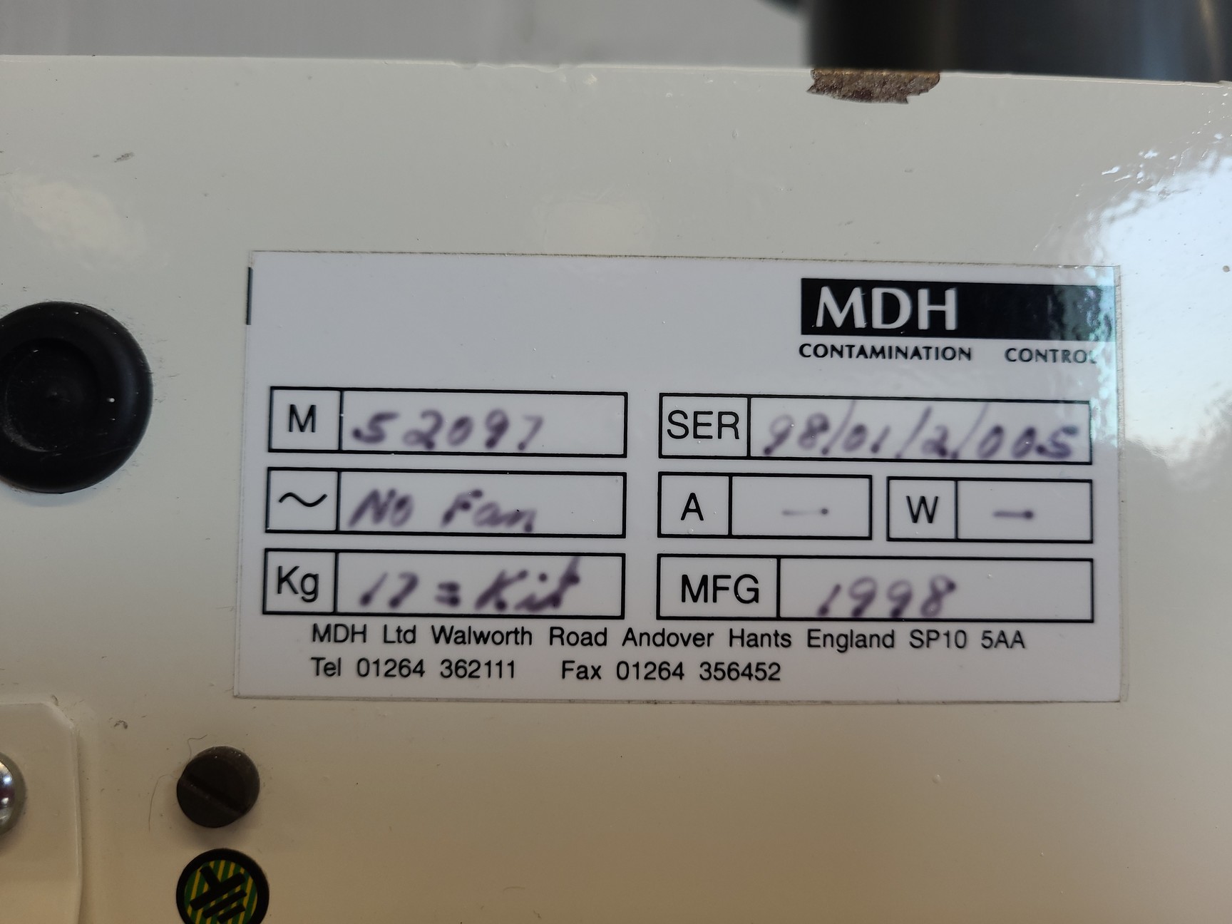 Image of Microflow Ducted Biological Safety Cabinet 51423/2 Lab