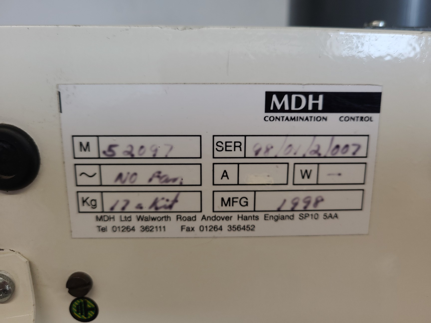 Image of Microflow Biological Safety Cabinet Ducted Lab