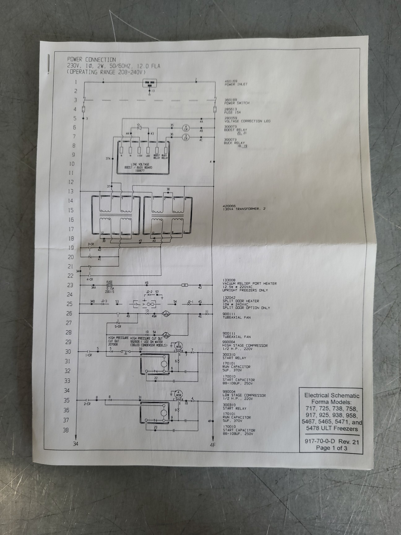 Image of Forma Scientific -86C Ultra Low Temperature Laboratory Freezer Lab