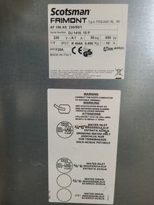 Thumbnail image of SCOTSMAN AF156 Self Contained Ice Flaker Lab Spares / Repairs