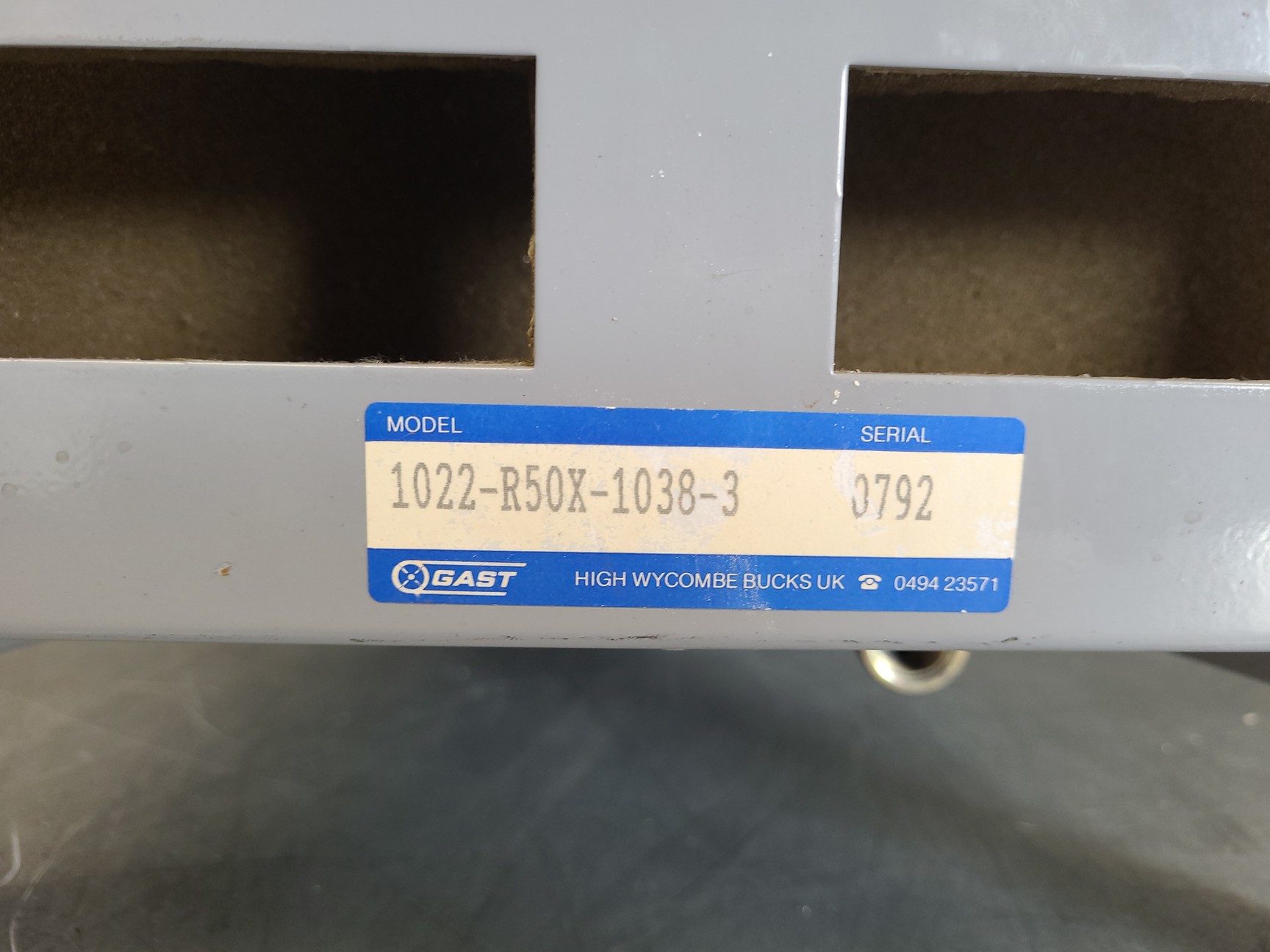 Image of 3 x GAST 1022-R50X Vacuum Pumps in Silent Enclosures Lab