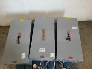 Thumbnail image of 3 x GAST 1022-R50X Vacuum Pumps in Silent Enclosures Lab