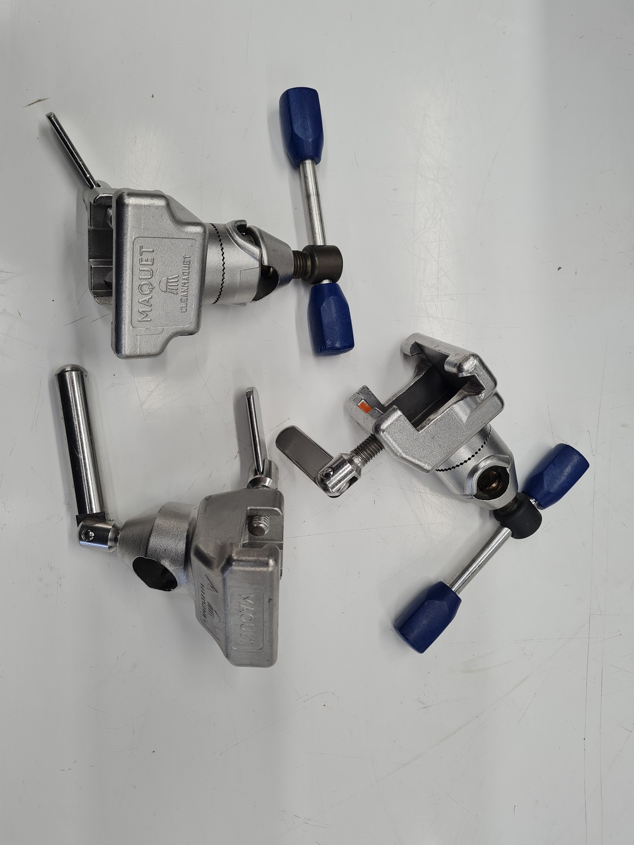Image of Lot of Maquet & AneticAid Arm Rest Supports & Clamps - Medical Mobility 