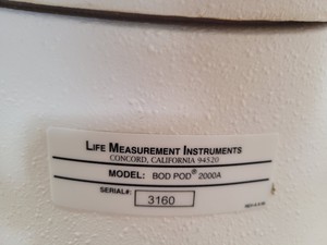 Thumbnail image of Life Measurement Inc LMI Bod Pod 2000A Body Composition Tracking Chamber Lab
