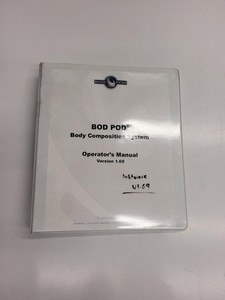 Thumbnail image of Life Measurement Inc LMI Bod Pod 2000A Body Composition Tracking Chamber Lab
